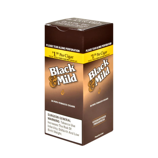 BLACK&MILD 25/1CT $1.39 REG