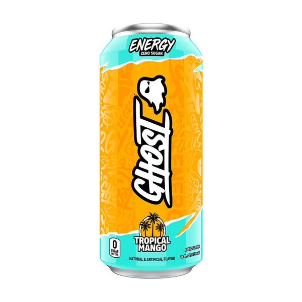 GHOST ENERGY TROPICAL MANGO 12/16OZ