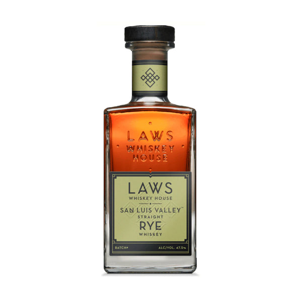 LAWS SAN LUIS STRAIGHT RYE WHISKY 750ML