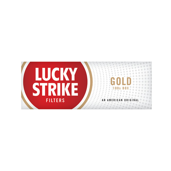 LUCKY STRIKE 50¢/1PK GOLD 100 BX