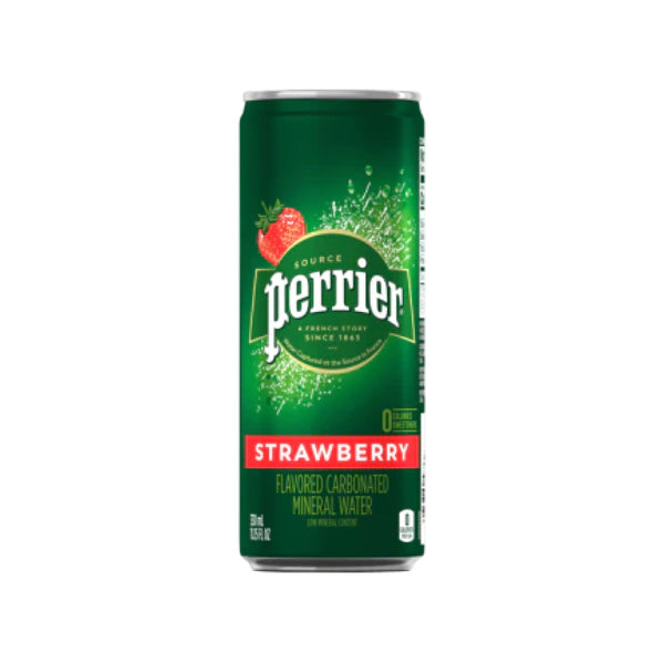 PERRIER WATER CAN 24/11OZ STRAWBERRY