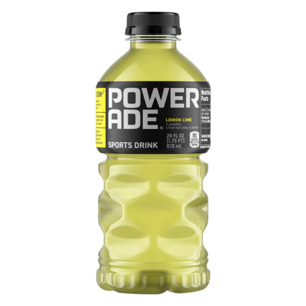 POWER ADE 15/28OZ LEMON LIME