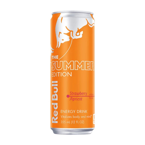 RED BULL  24/12OZ STRAW/APRICOT