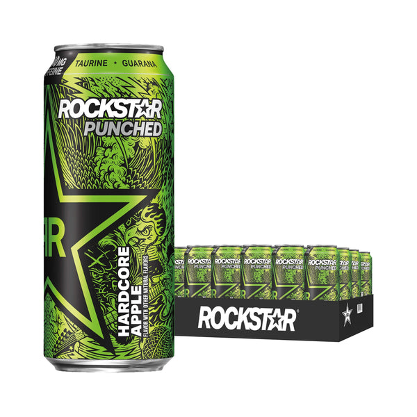 ROCKSTAR 24/16OZ HARDCORE APPLE