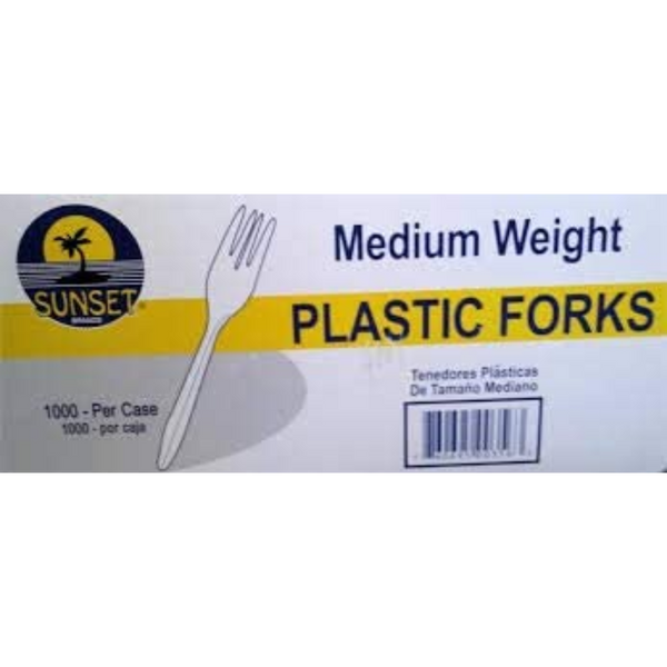 PLASTIC FORKS 24CT