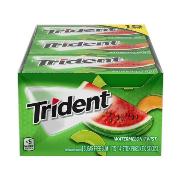 TRIDENT VALUE PK 15CT WATERMELON