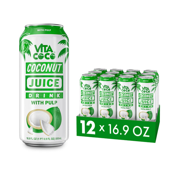 VITA COCO COCONUT JUICE PULP 12/16.9OZ