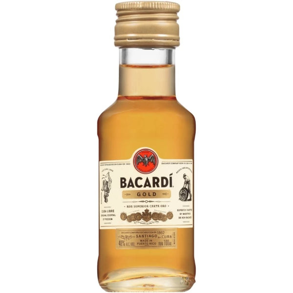 BACARDI 100ML RUM GOLD