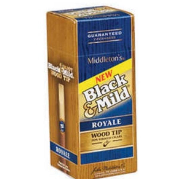 BLACK&MILD 10/5CT WOOD TIP ROYAL