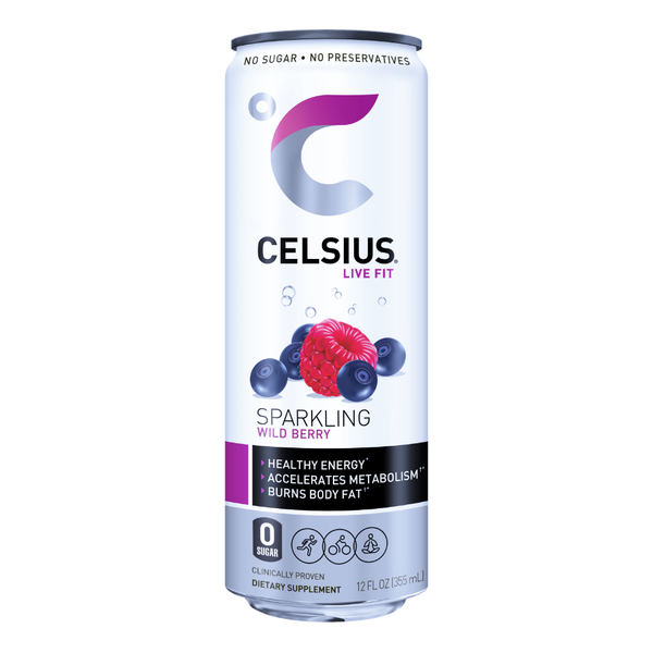 CELSIUS 12/12OZ WILD BERRY