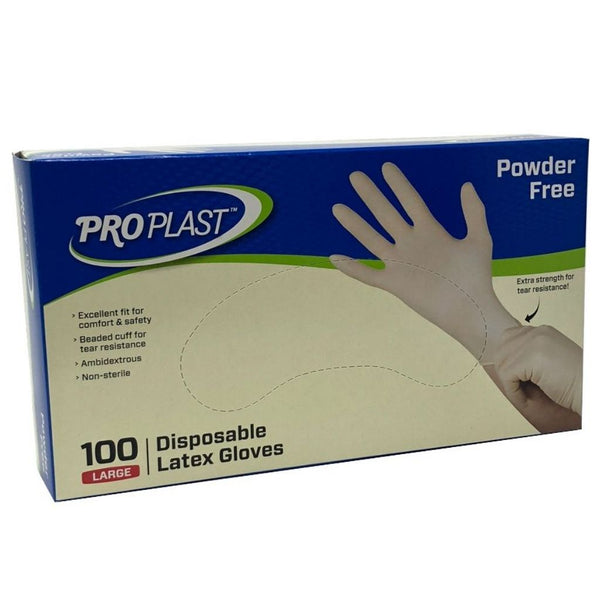 GLOVES LATEX 100CT