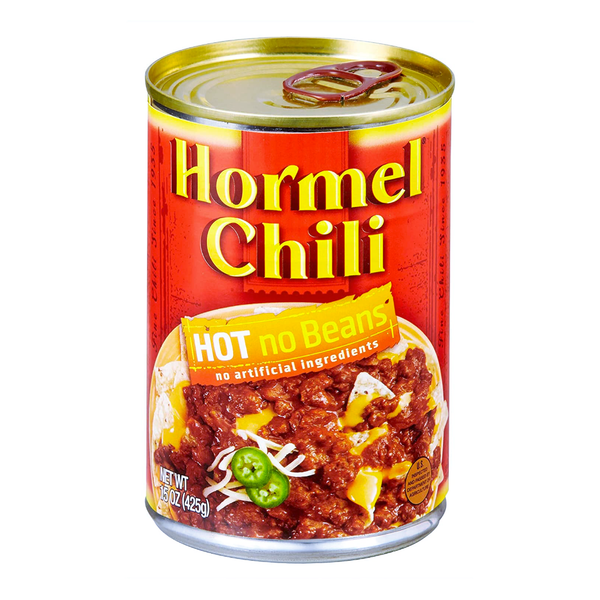 HORMEL CHILI HOT NO BEANS 12/15OZ