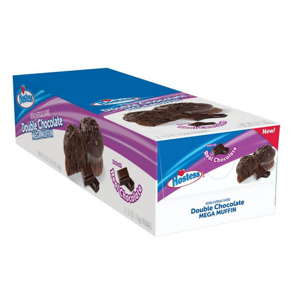 HOSTESS MUFFINS DOUBLE CHOCOLATE 3/5.5OZ