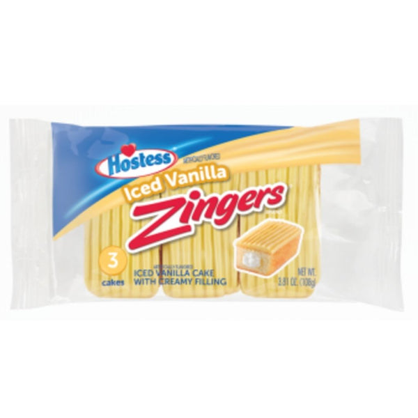 HOSTESS ZINGERS VANILLA 6/3.81OZ