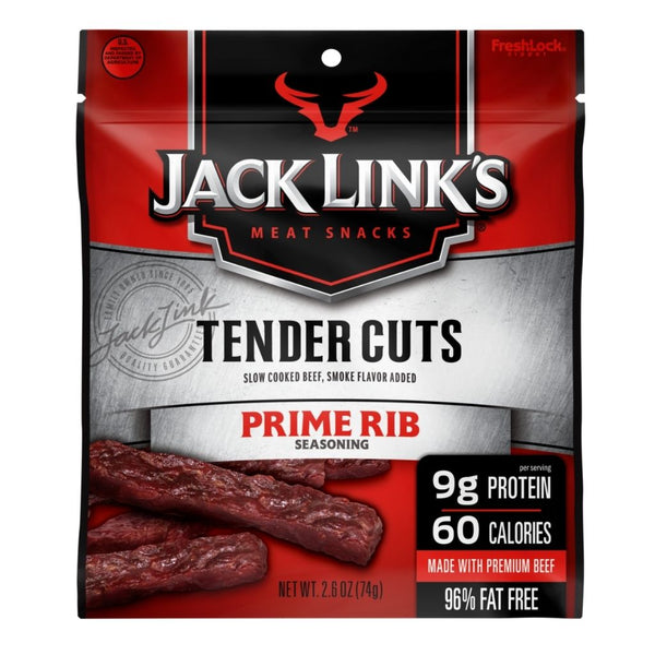 JACK LINK BAG TENDER PRIME RIB 2.6OZ