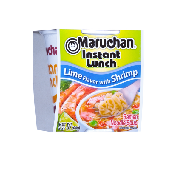 MARUCHAN CUP LIME SHRIMP 12/2.25OZ