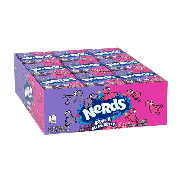 NERDS 36/1.65OZ STRAWBERRY GRAPE