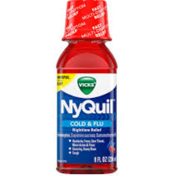 NYQUIL COLD&FLU CHERRY 8OZ