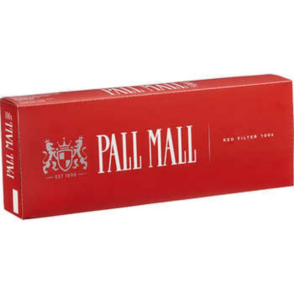 PALL MALL 100 RED BX