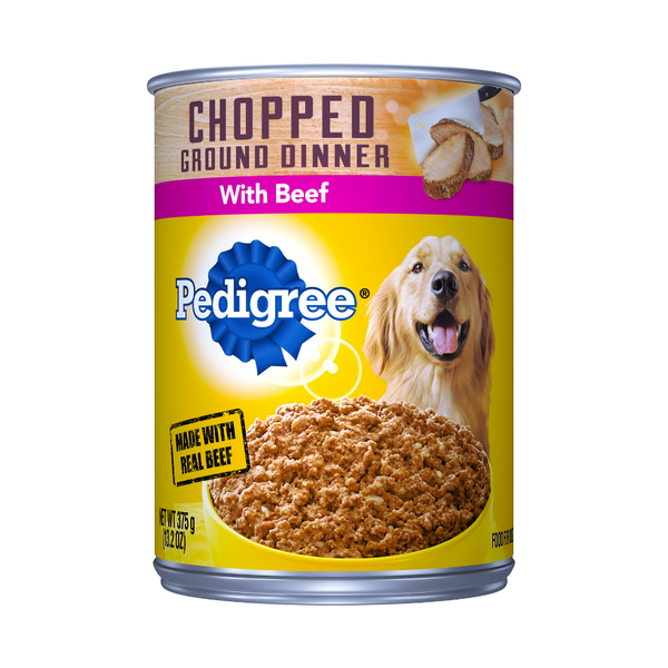 PEDIGREE DOG FD 12/22OZ CHOPPED BEEF