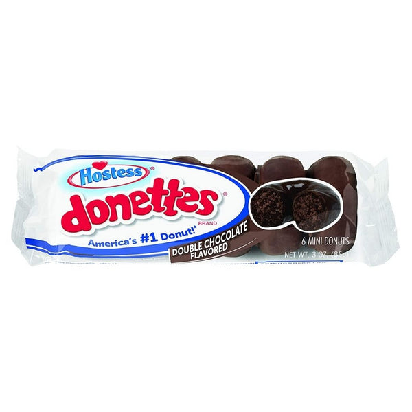 HOSTESS DONETTES DOUBLE CHOC MINI DONUTS 10/3OZ