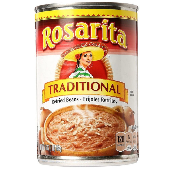 ROSARITA REFRIED BEANS 12/16OZ TRADITIONAL