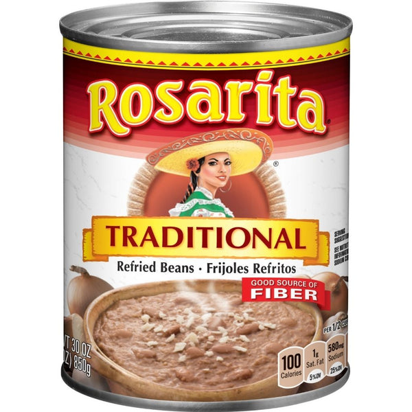 ROSARITA REFRIED BEANS 12/40OZ TRAD