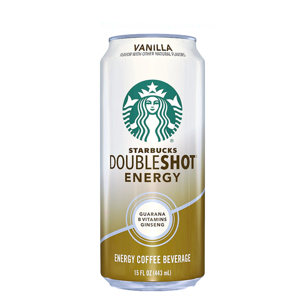 STARBUCK 12/15OZ DOUBLESHOT VANILLA